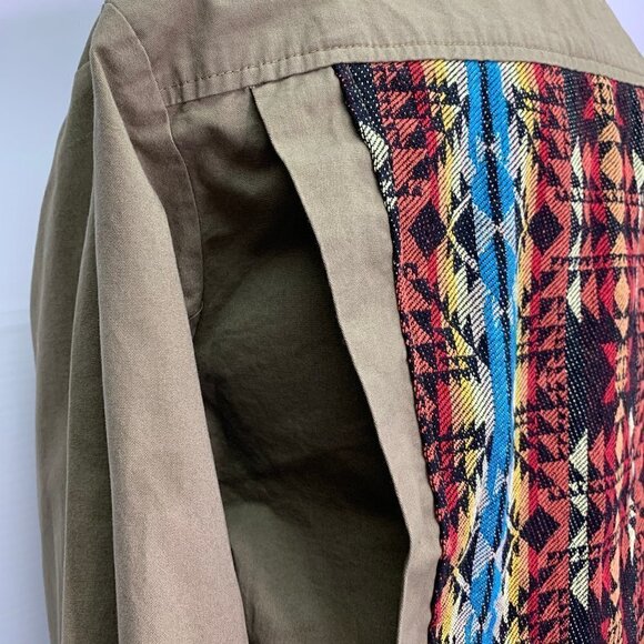Hayden Jacket Small Embroidered Cotton Utility NWT Southwestern - Picture 8 of 12